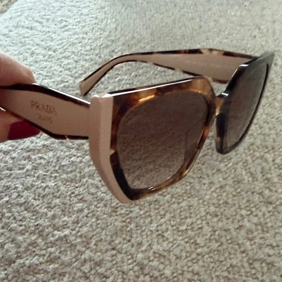 Prada Women's Tortoise Shell Sunglasses - Picture 12 of 14